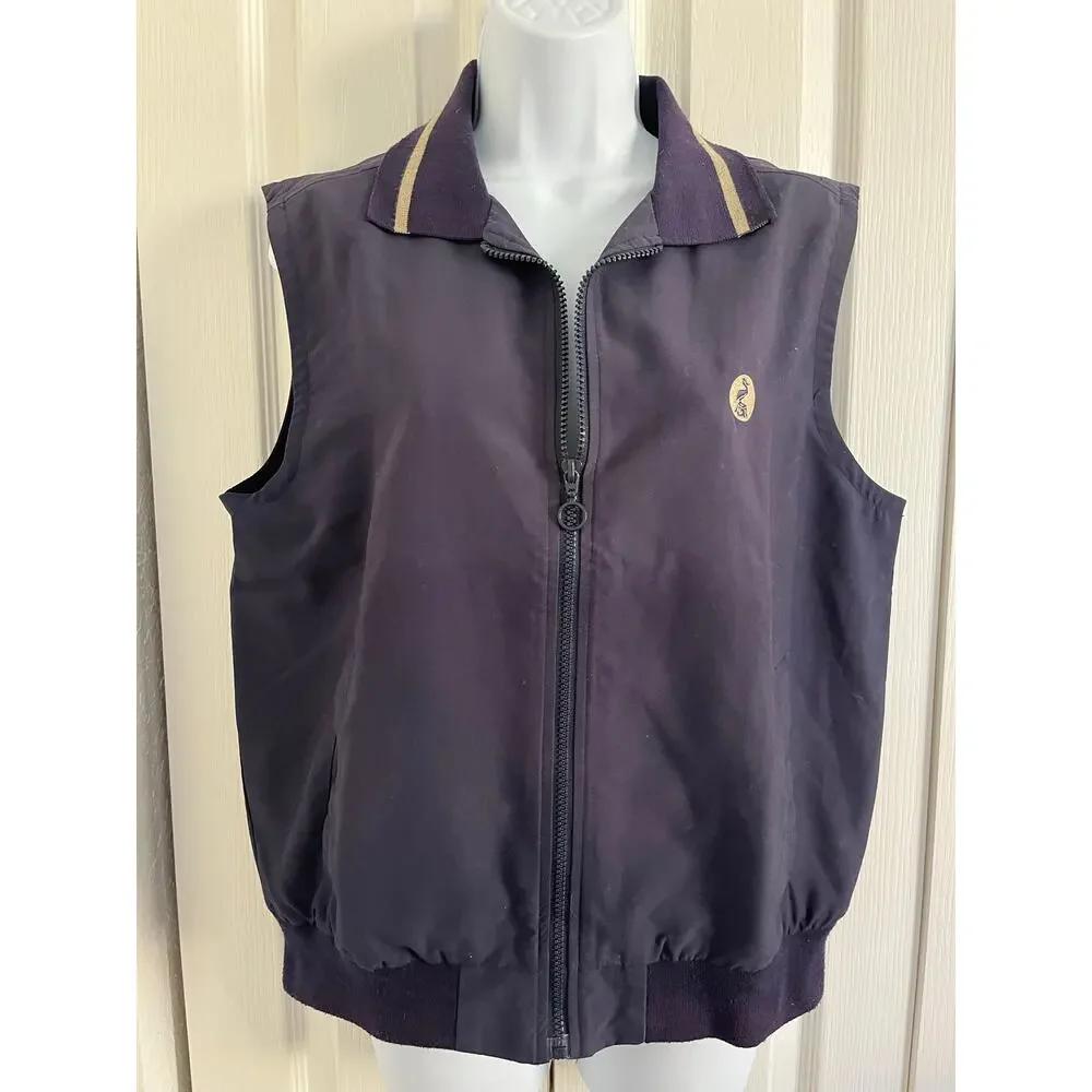Sunderland of Scotland Men's M Navy Golf Vest Designed Scotland Made USA